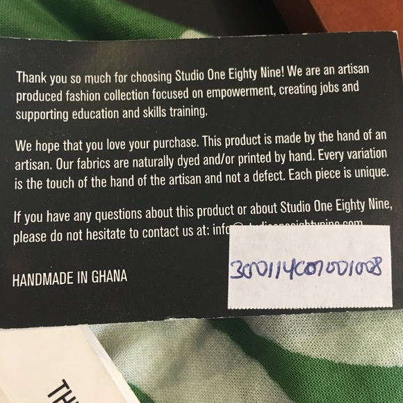 NWT Studio 189 handmade short sleeve top size S - Picture 9 of 10